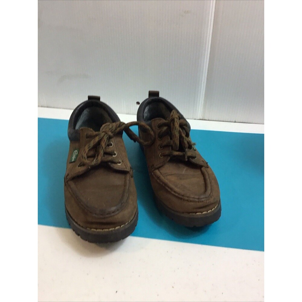 Candies Size 8 Dark Brown Lace Up Hiking Leather Uppers Factory #35